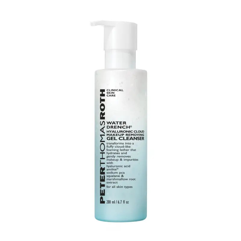 PETER THOMAS ROTH WATER DRENCH HYALURONIC CLOUD MAKEUP REMOVING GEL CLEANSER