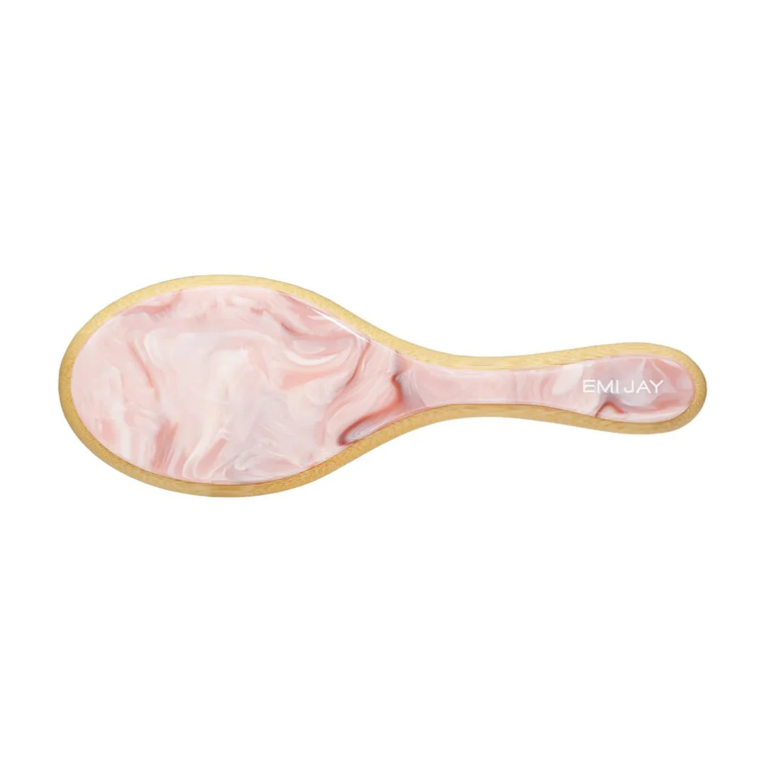 Emi Jay Flat Brush In Pink Chantilly