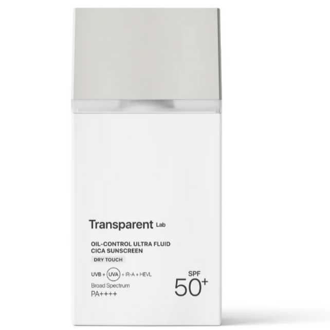 Transparent Lab Oil-Control Ultra Fluid Cica Sunscreen SPF 50+