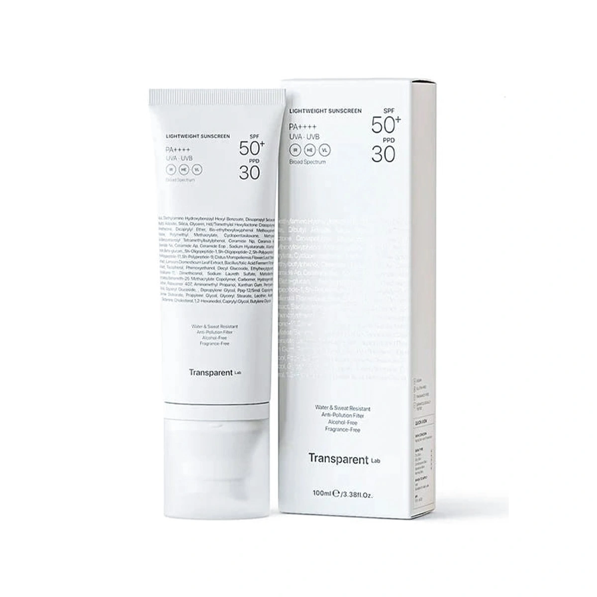 Transparent Lab Lightweight Sunscreen SPF 50+