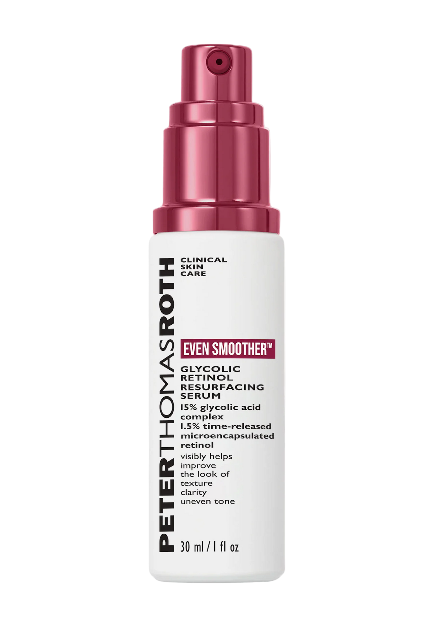 PETER THOMAS ROTH EVEN SMOOTHER GLYCOLIC RETINOL RESURFACING SERUM