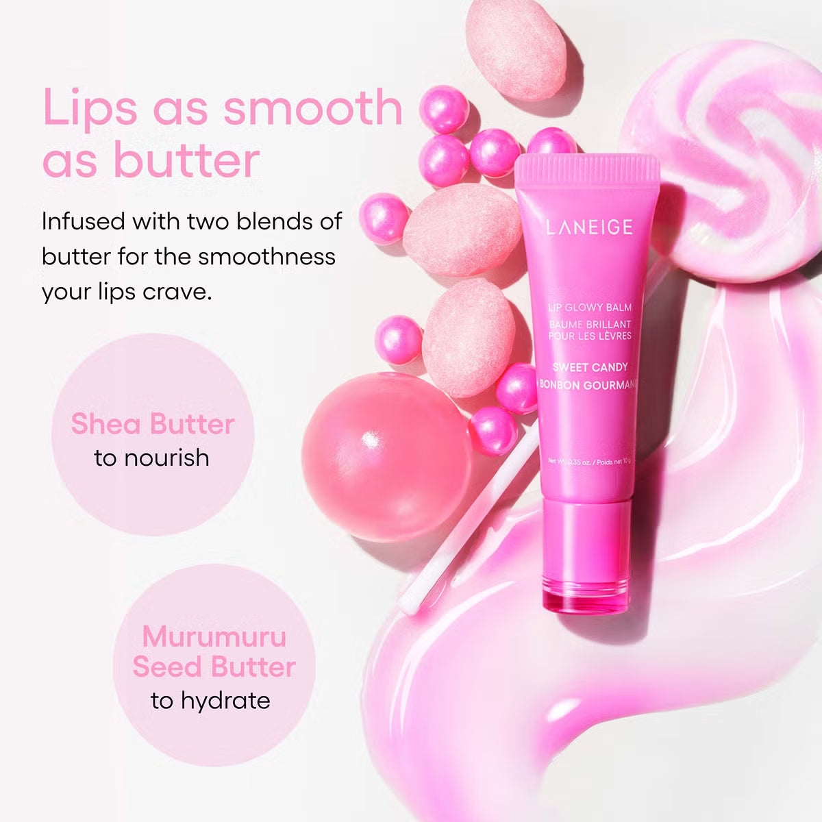 LANEIGE Lip Glowy Balm Sweet Candy