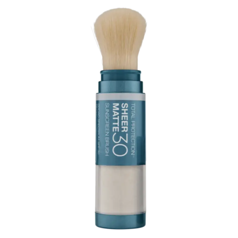 COLORESCIENCE SUNFORGETTABLE TOTAL PROTECTION SHEER MATTE SPF 30 SUNSCREEN BRUSH