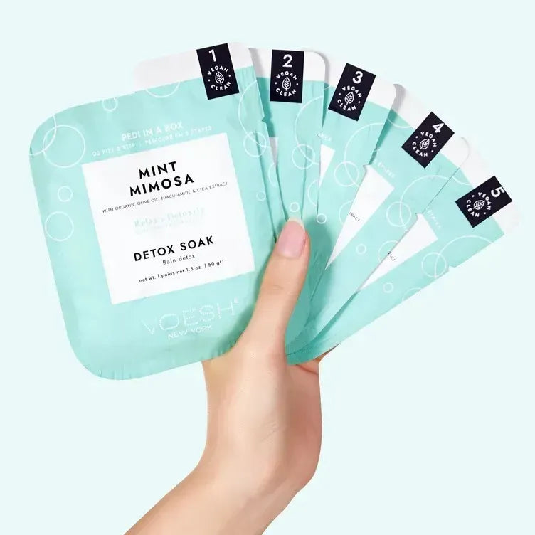 VOESH Pedi in a Box O2 Fizz 5 Step Mint Mimosa