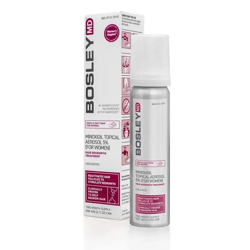 BOSLEY MD MINOXIDIL TOPICAL AEROSOL 5%