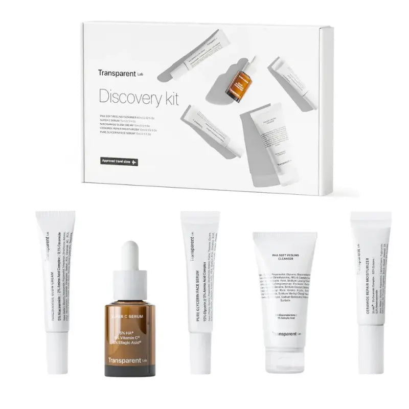 TRANSPARENT LAB TRAVEL SIZE DISCOVERY SET