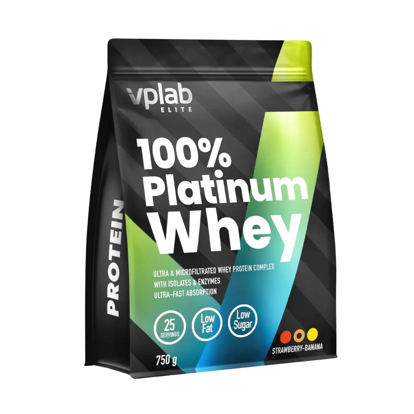 VPLab 100% Platinum Whey Strawberry Banan