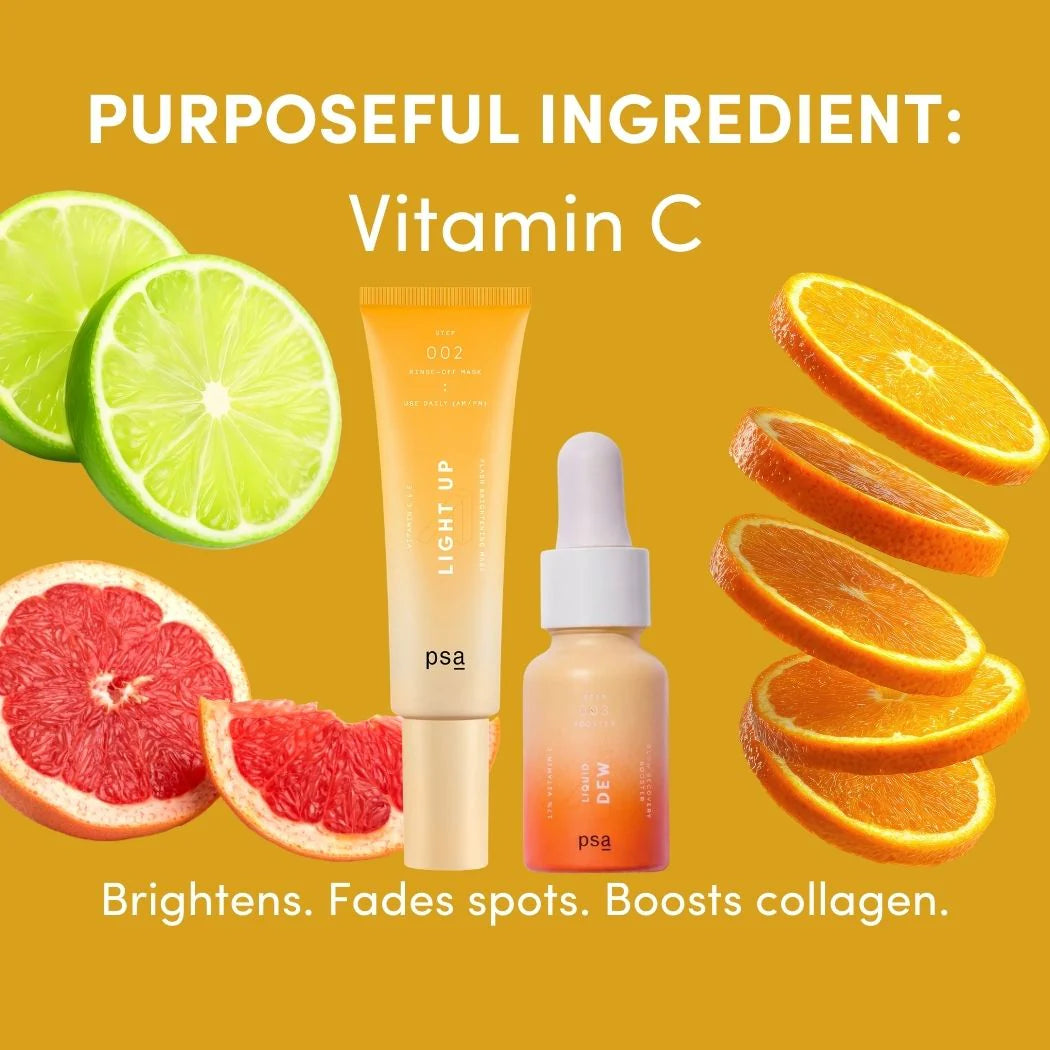 PSA Light Up Vitamin C and E Flash Brightening Mask