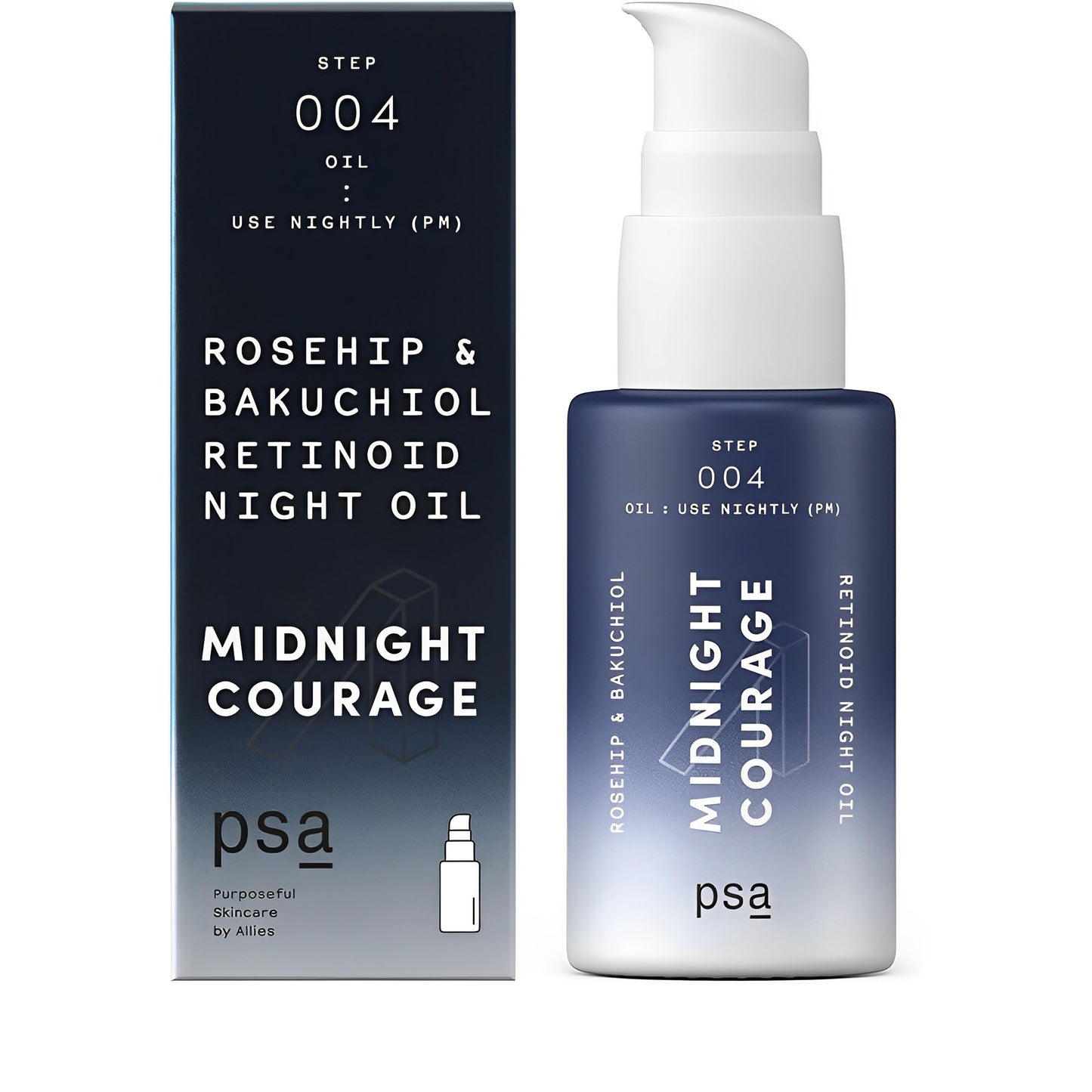 PSA Midnight Courage Rosehip and Bakuchiol Retinol Night Oil