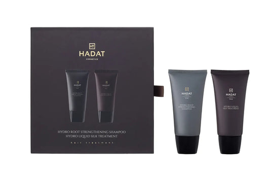 Hadat Hydro Root Strengthening Shampoo + Hadat Hydro Liquid Silk Treatment