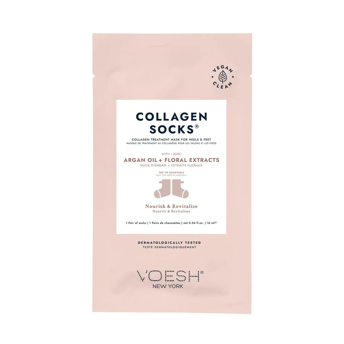 VOESH Collagen Socks with Argan Oil + Floral Extracts