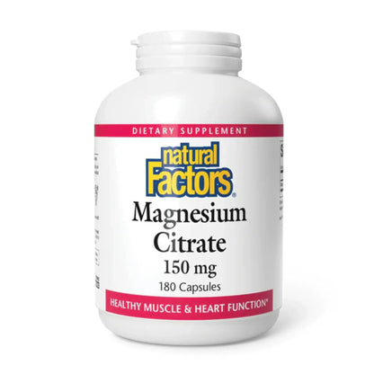 Natural Factors Magnesium Citrate 150 mg