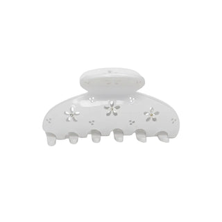 Emi Jay Lil Effing Clip in Blanc Petal Eyelet