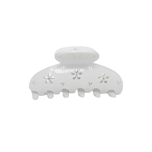 Emi Jay Lil Effing Clip in Blanc Petal Eyelet