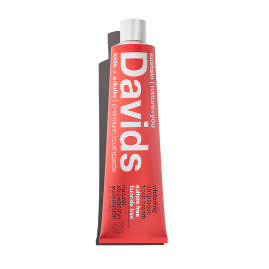Davids kids + adults premium toothpaste / strawberry watermelon
