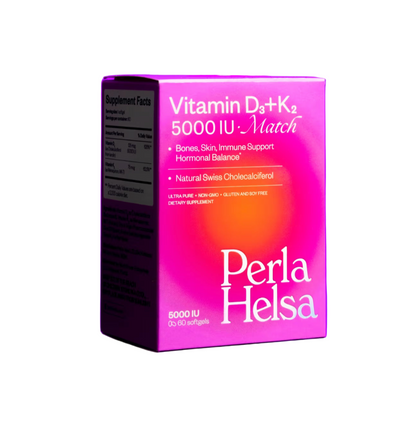 Perla Helsa Vitamin D3 + K2 5000 IU