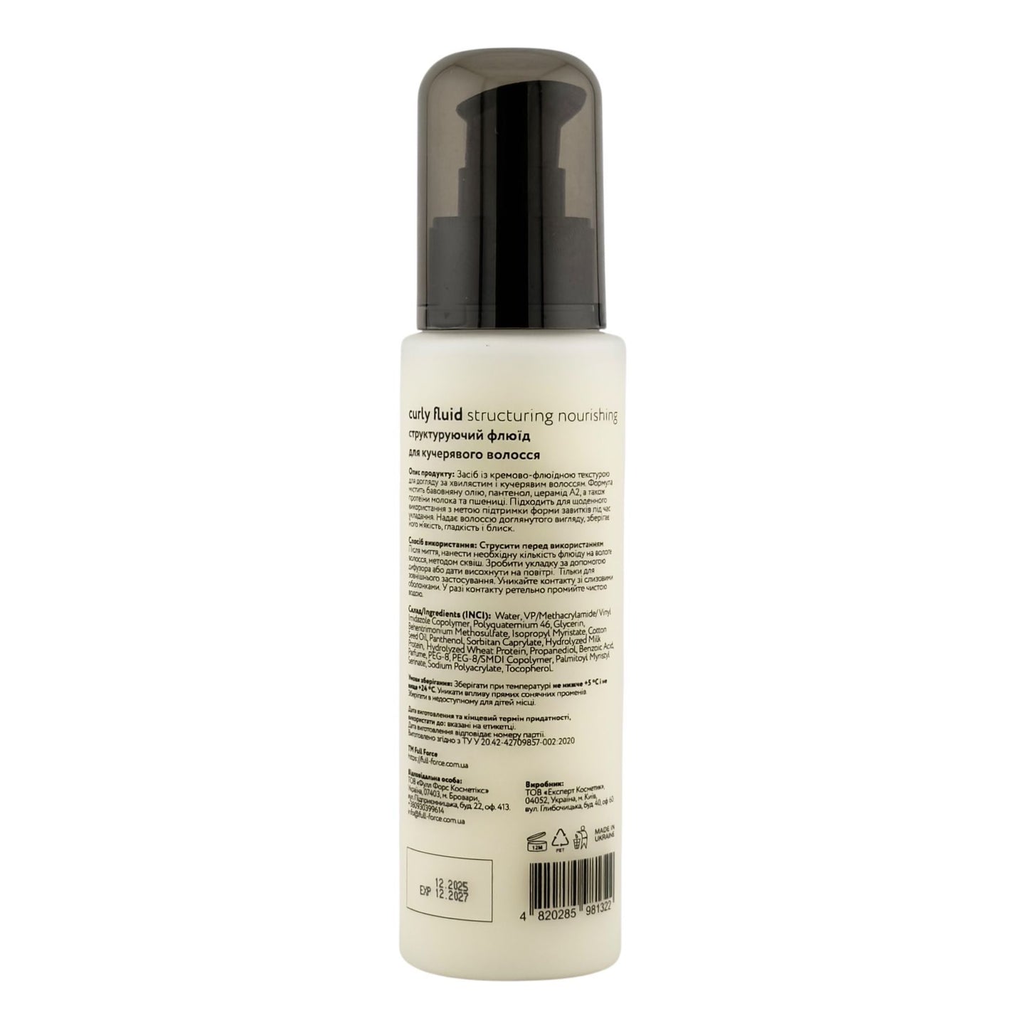 Full Force Structuring Nourishing Curly Fluid