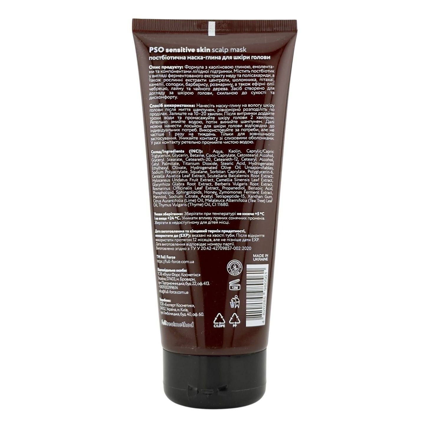Full Force PSO Sensitive Skin Scalp Mask