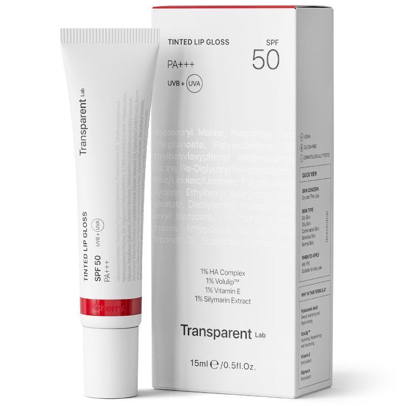 Transparent Lab Cherry Tinted Lipgloss SPF 50
