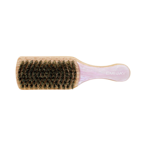 EMI JAY MINI BOAR BRISTLE BRUSH IN PINK SUGAR
