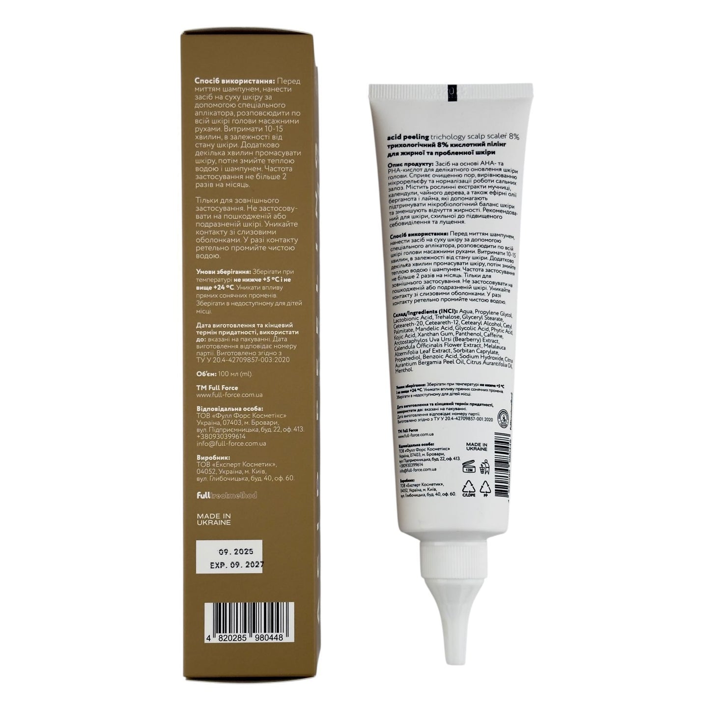 Full Force PS Acid Peeling Home Scalp Scaler 8%