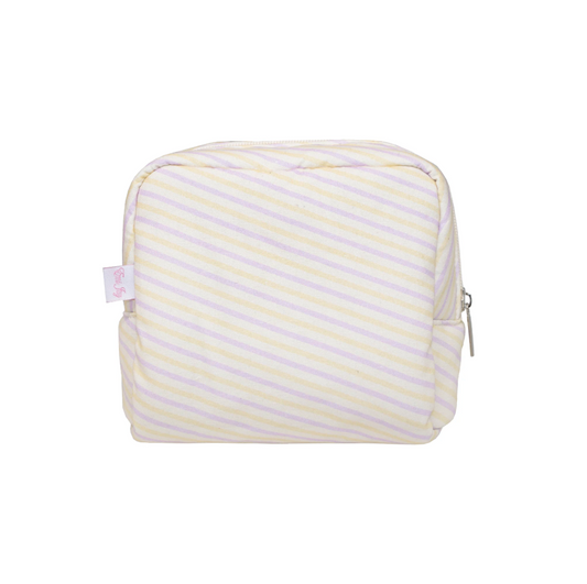 EMI JAY LINEN POUCH IN EN ROUTE
