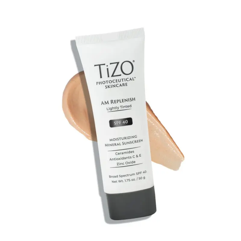 TIZO Photoceutical Skincare Am Replenish Lightly Tinted SPF 40
