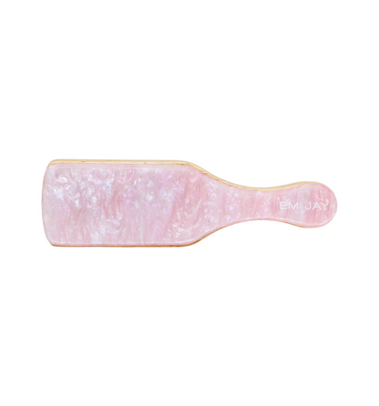 Emi Jay Mini Boar Bristle Brush In Pink Sugar