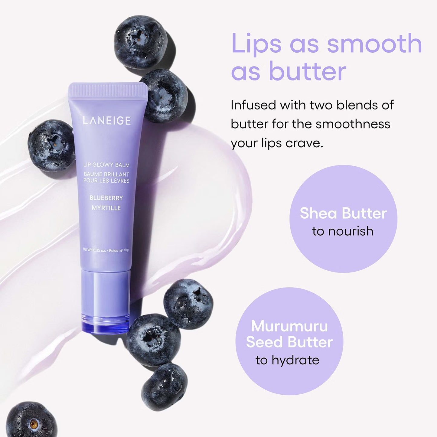 LANEIGE Lip Glowy Balm Blueberry