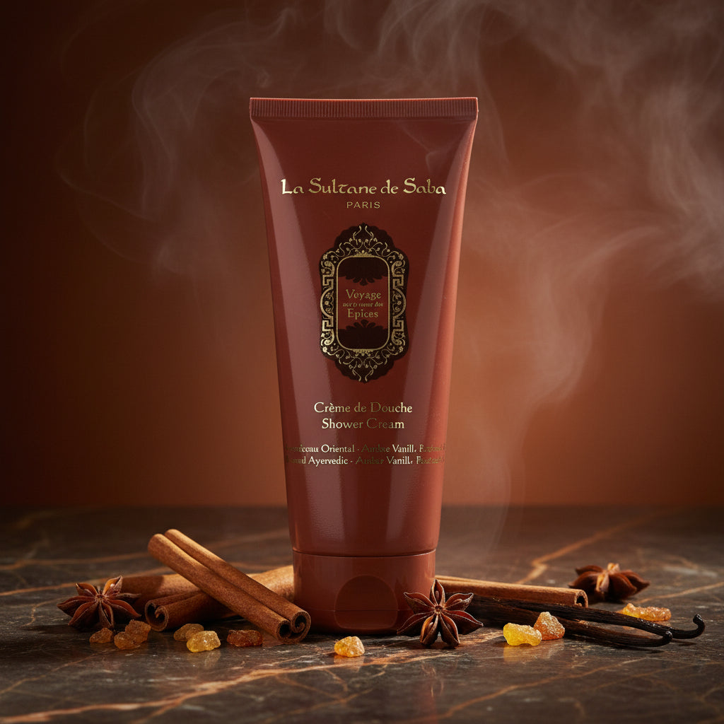 La Sultane De Saba Shower Cream Oriental Ayurvedic Amber Vanilla Patchouli
