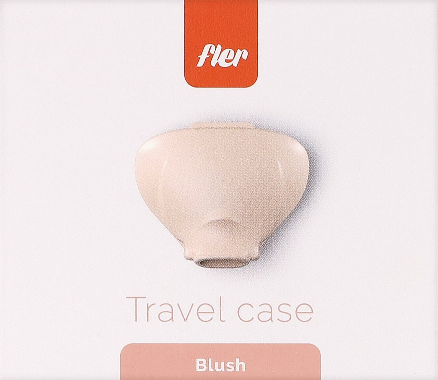 Fler Razor Travel Case Blush Soft and metallic