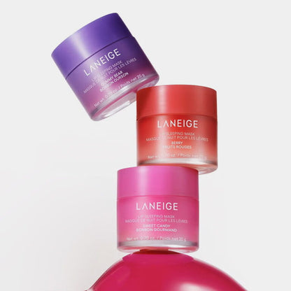 Laneige Lip Sleeping Mask Set (Berry + Gummy Bear + Sweet Candy)