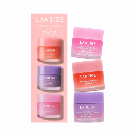 Laneige Lip Sleeping Mask Set (Berry + Gummy Bear + Sweet Candy)