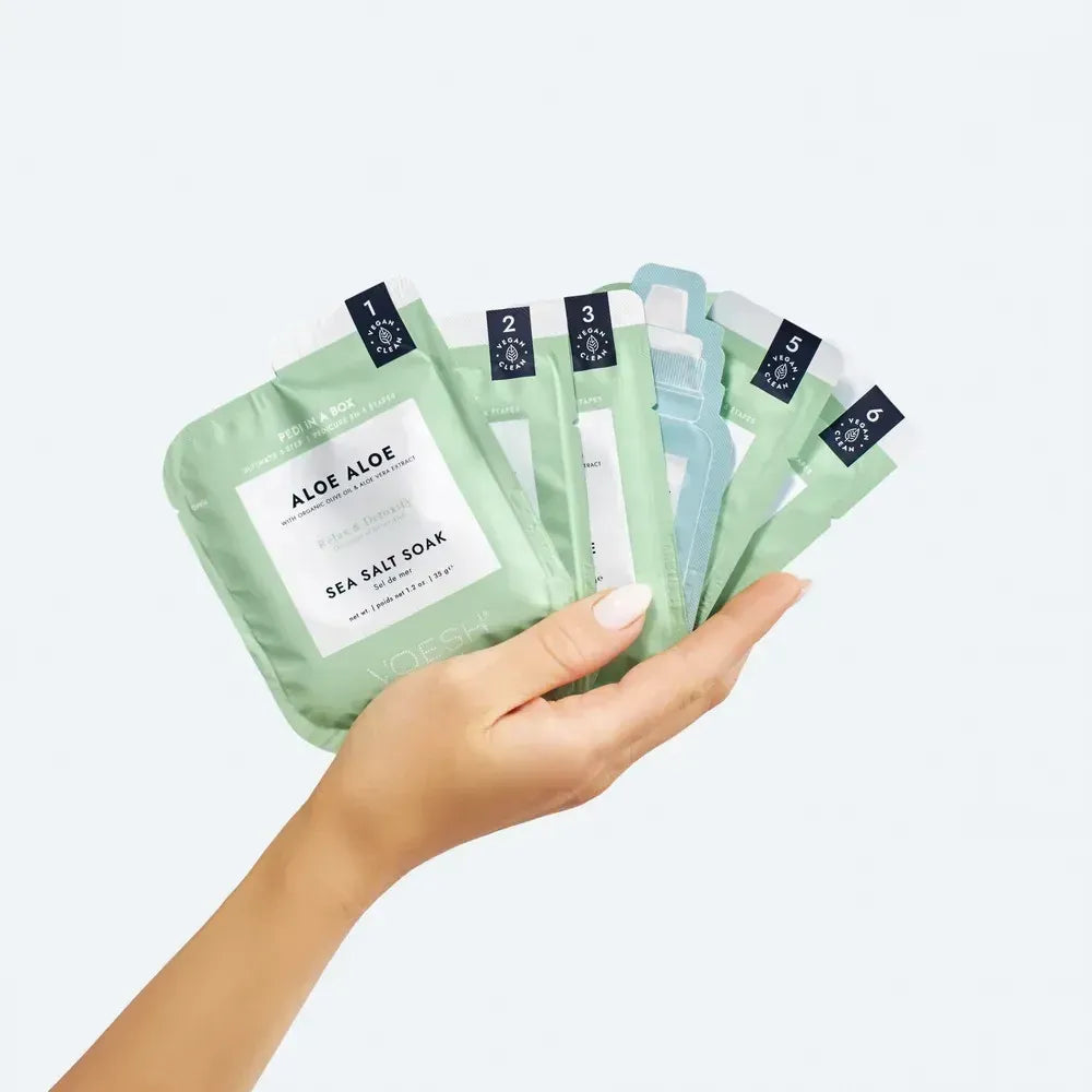 VOESH Pedi in a Box Ultimate 6 Step Aloe