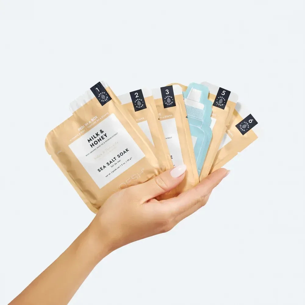 VOESH Pedi in a Box Ultimate 6 Step Milk & Honey