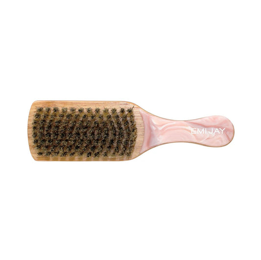 EMI JAY MINI BOAR BRISTLE BRUSH IN PINK CHANTILLY