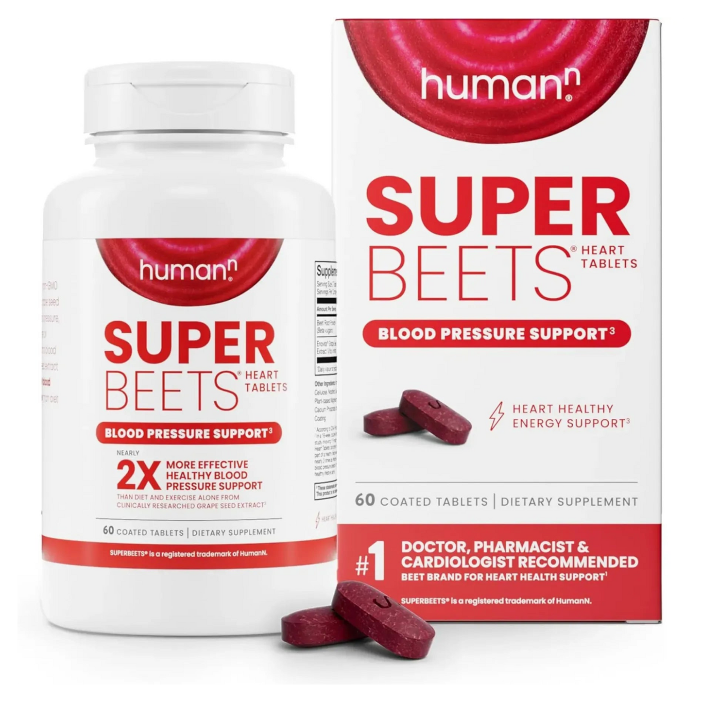 Human N SuperBeets Heart Tablets