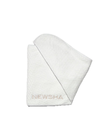 Newsha Hairwrap Microfiber Towel (White)