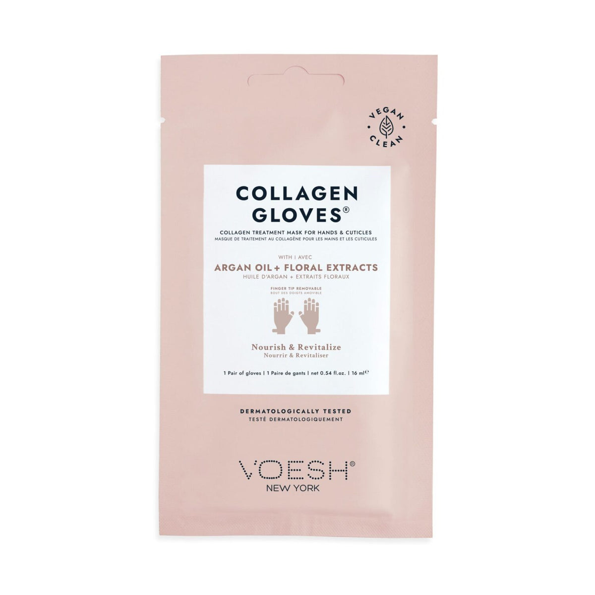 VOESH Collagen Gloves with Argan Oil & Floral Extracts